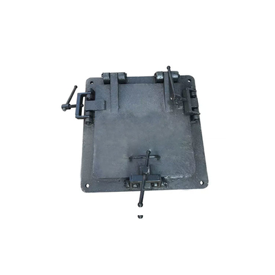 ISO rustproof Industrial Cast Iron Boiler Doors Refractory Material