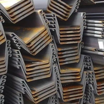 Hot Rolled Larssen Sheet Pile U Type Q235 / Q235B / Q345