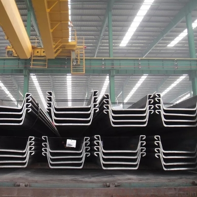 9m 12m U Type Hot Rolled Steel Sheet Pile JIS A 5528