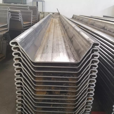 Hot Rolled Larssen Sheet Pile U Type Q235 / Q235B / Q345
