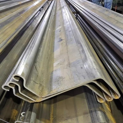 Q235 Q345 Z Type Steel Sheet Pile Hot Rolled 6 - 25mm Thickness