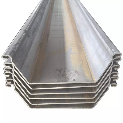 Hot Rolled Larssen Sheet Pile U Type Q235 / Q235B / Q345
