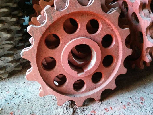 Finished Casting Chain Boiler Spare Parts Refractory Chain Wheel For Boiler